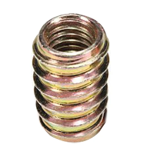 NFLC 10pcs M8 E Nut Wood Insert Nut Dowel Screw Fixing Furniture Legs