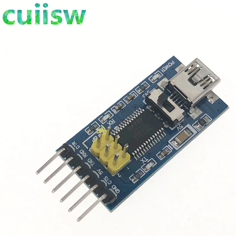 Cuiisw 1 шт. FT232RL FT232 FTDI USB 3,3 В 5,5 В к ttl последовательный адаптер модуль для arduino мини-порт