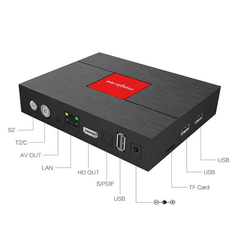 C400 Plus Hybird S2+ T2+ C Smart tv Box Amlogic S912 Android 7.1.2 3 Гб ram 32 Гб rom set top box Smart медиаплеер