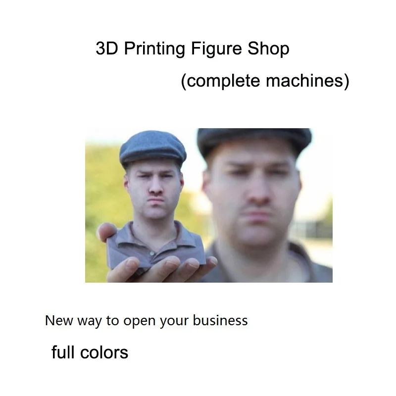 color human body scan print figure make shop 3D printer 3D scanner Turntable 3D figure services complete machines