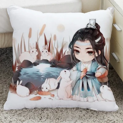 Grandmaster демонического культивирования Wei Wuxian Lan wangji BL Yaoi Наволочка Чехол для подушки косплей подарок кровать/диван/автомобиль Декор - Цвет: J