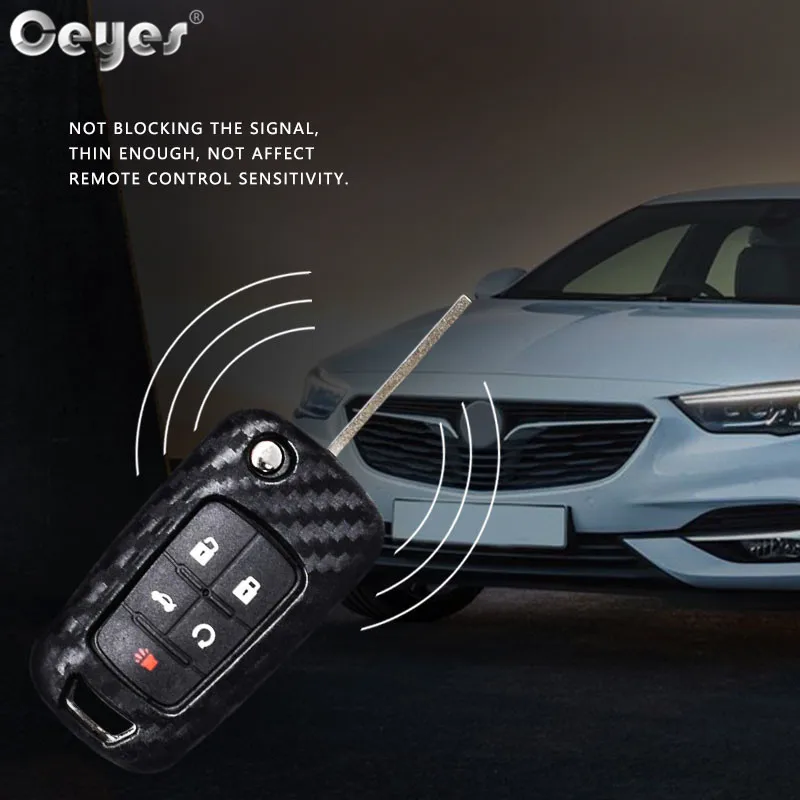 Carbon fiber key cover for CHEVROLET (3)