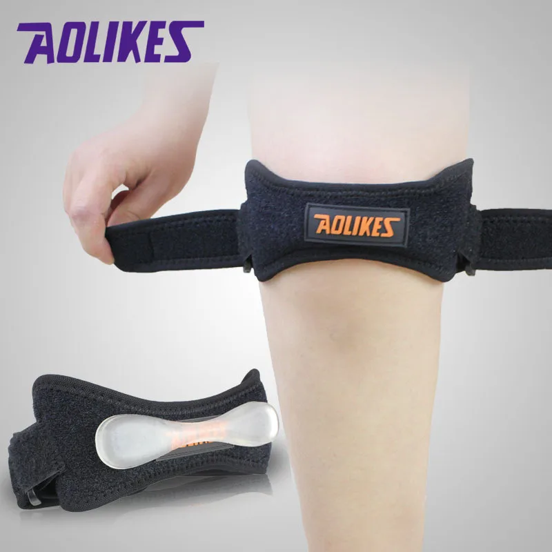 Fully Adjustable Jumpers's Knee Strap Patellar Tendon Band Knee Support