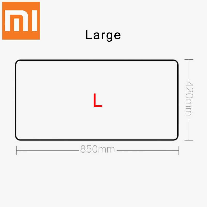 Xiaomi Youpin большой коврик для мыши дубовый деревянный зернистый водонепроницаемый материал компьютерный ноутбук Настольный коврик для офиса игровой Противоскользящий коврик для мыши - Цвет: L