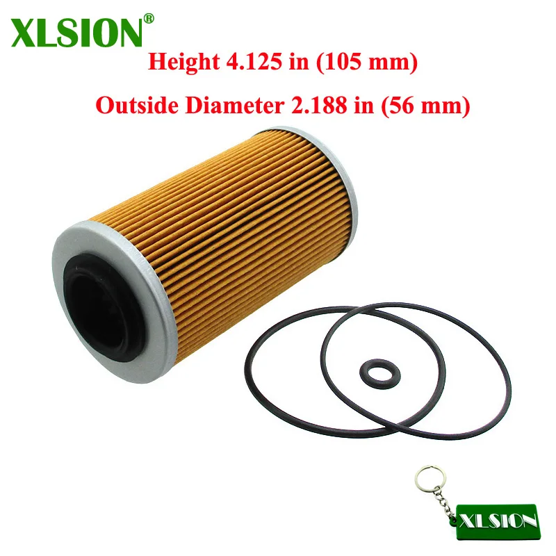 Filtro de óleo aftermarket xlsion para bombardier 420956741, bombardier 711956741