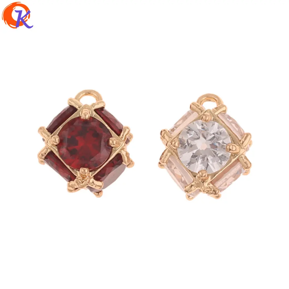 

Cordial Design 40Pcs 10*12MM Earrng Accessories/DIY Earring Making/Jewelry Connectors/Crystal Pendant/Hand Made/Jewelry Findings