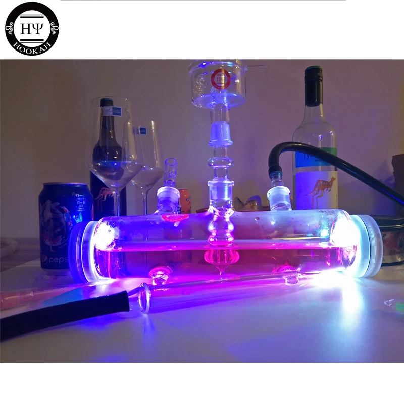 MP5 GLASS HOOKAH TANK SHISHA HOOKAH ADAPTER FLAVOR BOWL CHARCOAL HOLDER THICK GLASS MATERIAL