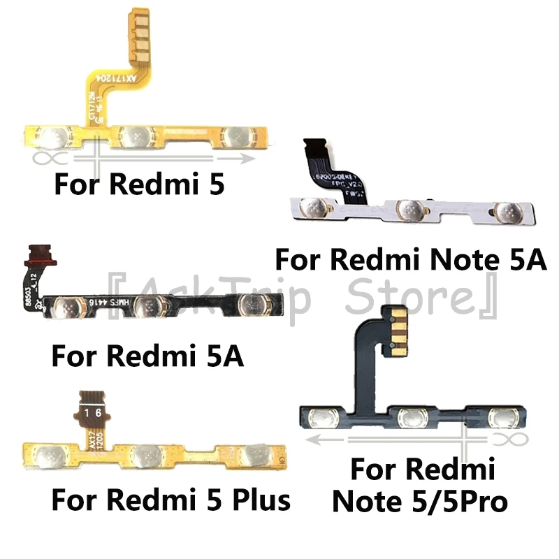 Для Xiaomi Redmi 3X 3S 4A Note 2 5A 5 Plus 4 3 Pro Special Edition 4X глобальная кнопка регулировки громкости