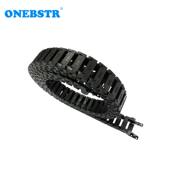 

JFLO 1 Meter S18x25mm Drag Chain High-Speed Mute Towline Wire Carrier Cable Open On Outside Type Transmission Free Shipping