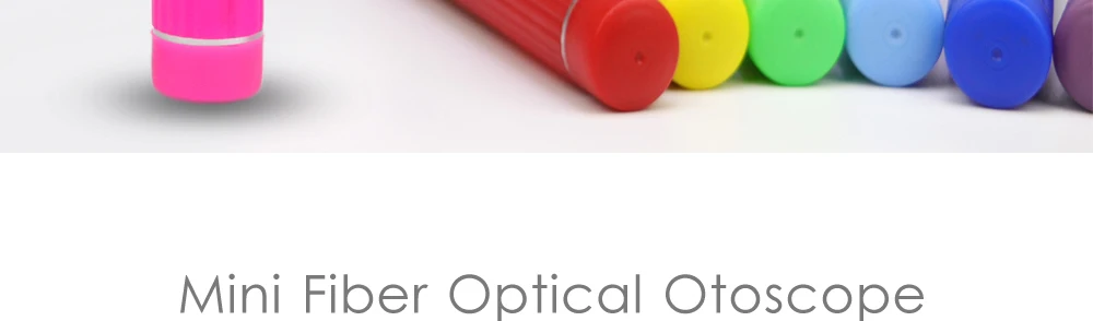 Светодиодный оптоволоконный прямой Большой смотровое окно портативный медицинский Otoscopio уход за ушами диагностический Мини-отоскоп