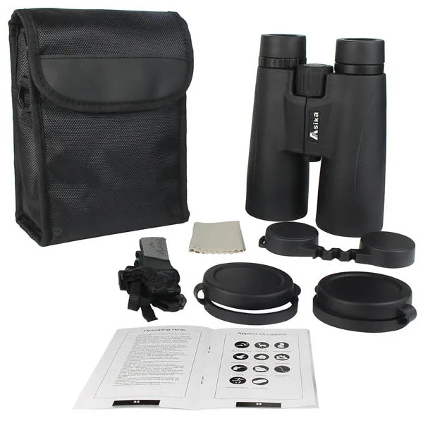 Sika HD10x50 Binoculars Professional Compact Telescope BAK4 (1)