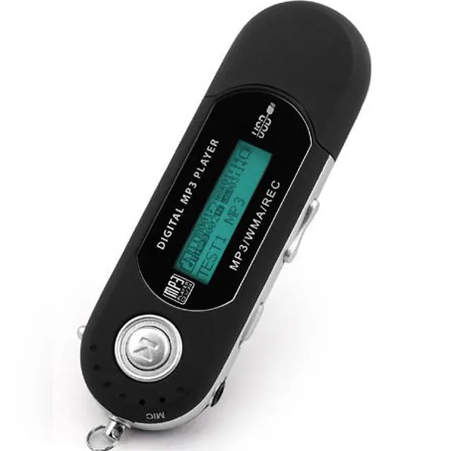 Reproductor MP3 USB, reproductor de música portátil, pantalla LCD Digital,  almacenamiento 4G, Radio FM, reproductor de música MP3 multifunción,  memoria USB K1KF