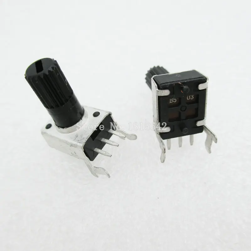 

5PCS/LOT RV09 WH09 B50K B503 Potentiometer Adjustable Resistance 12.5mm Shaft 3 Pins 0932 Horizontal adjustable trim pot