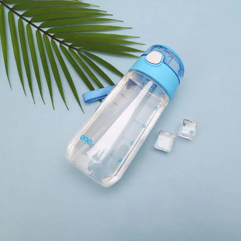 Sport Bottle 500 мл дети воды бутылка с соломинкой детей воды сервиз для напитков для пластиковые бутылки для воды Портативный бутылки