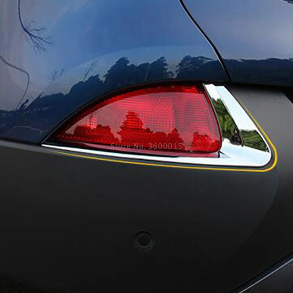 

Car Accessories For Renault Kadjar 2016-2018 2019 Exterior Chrome Rear Fog Light Tail Foglamp Cover Anti-collision Trim Frame