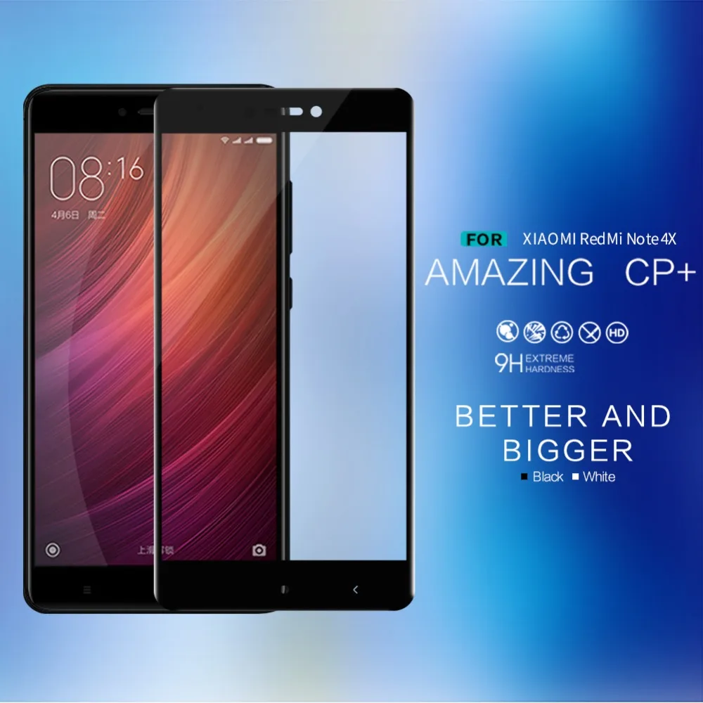 

for Xiaomi Redmi Note 4X Tempered Glass film Nillkin CP+ 2.5D Screen Protector For Redmi Note 4 Global Version