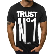 Мужская мода спортивный Фитнес Футболка Письмо печати o-образным вырезом короткий рукав топ, футболка гимнастическая майка спортивная футболка Для мужчин спортивная, с коротким рукавом