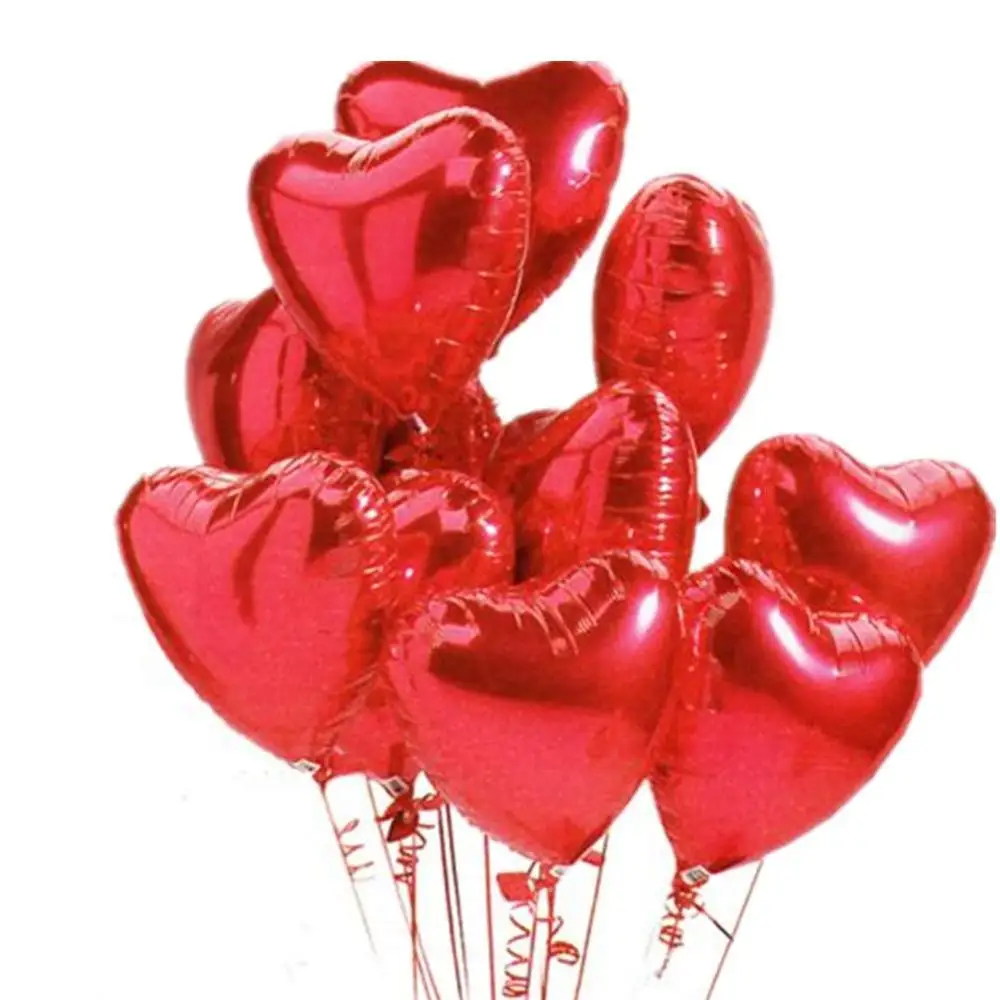 10pcs-18-inch-Rose-Gold-Pink-Blue-Heart-Balloons-Baby-Birthday-Wedding-Bridal-Party-Love-Heart