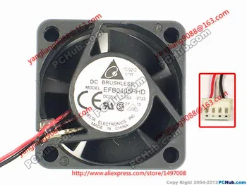 

Delta Electronics EFB0405HHD 6T23 DC 5V 0.45A 40x40x20mm Server Cooling Fan