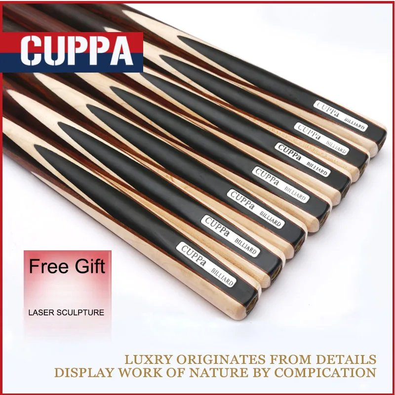 New Arrival Cuppa 3 /4 Snooker Cues Sticks 9.8mm Tips Snooker Cue