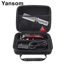 Hard Carrying Case Protective Bag Storage Box for Wahl Professional 5-Star Cord Cordless Magic Clip #8148/#8504 Accessories Bag
