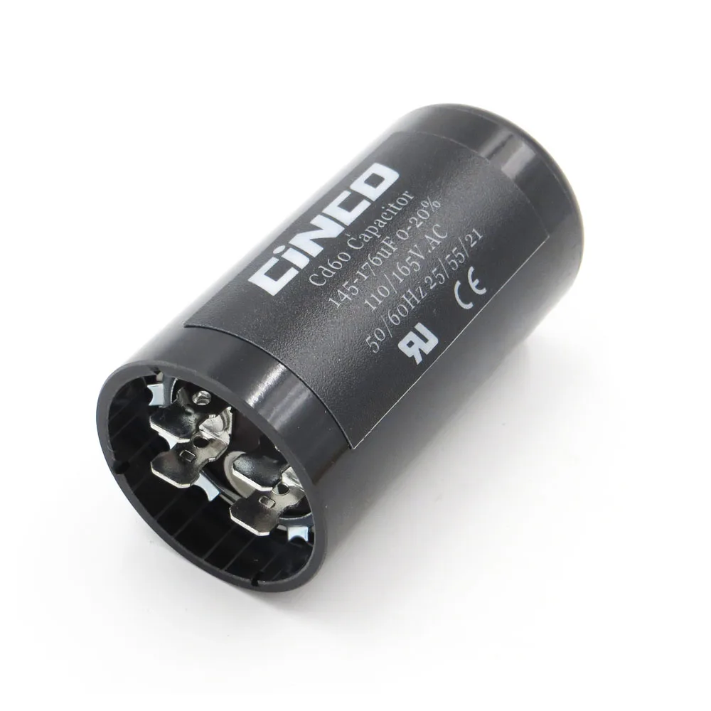 CD60 двигатель старт конденсаторы RV запуск 145 176 мкФ 110V 125V 165V mfd uf mf компрессор