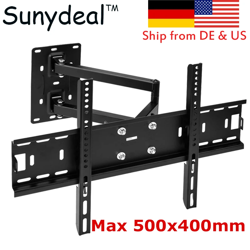 

Full Motion TV Wall Mount Tilt Swivel Bracket 40 42 47 55 60 65 70 LCD LED TV Stand Monitor Holder TV beuge Wall Mount Bracket