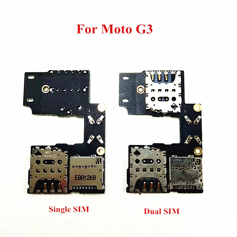 Для Motorola Moto G3 3rd XT1540 XT154 двойная/одинарная SD память держатель для sim карты гибкий