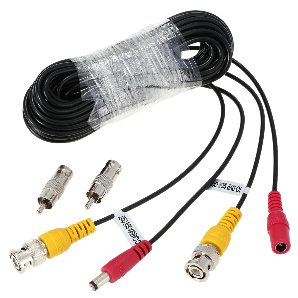 

32ft 10M CCTV Cable BNC Video Power Siamese Cable For Surveillance Security Camera DVR System Kit CCTV Accessories