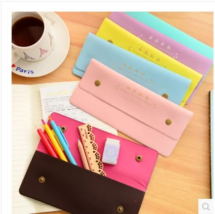 

Simple flower series pencil case school pencil case bag fashion stationery bag storage bag