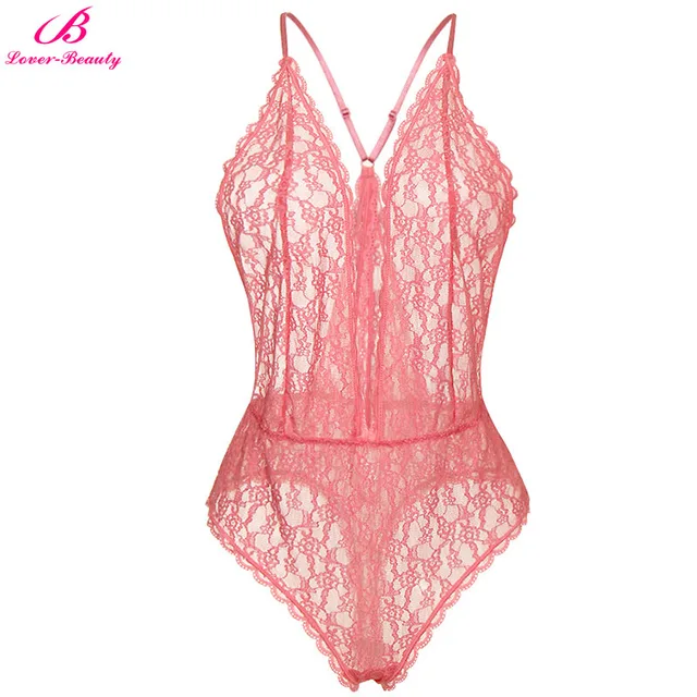 Aliexpress.com : Buy Lover Beauty Women's Deep V Neck Lingerie Teddy One Piece Lace Babydoll