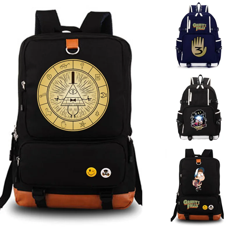 

Dipper Pines Gravity Falls school bag backpack student school bag Notebook backpack Leisure Daily backpac