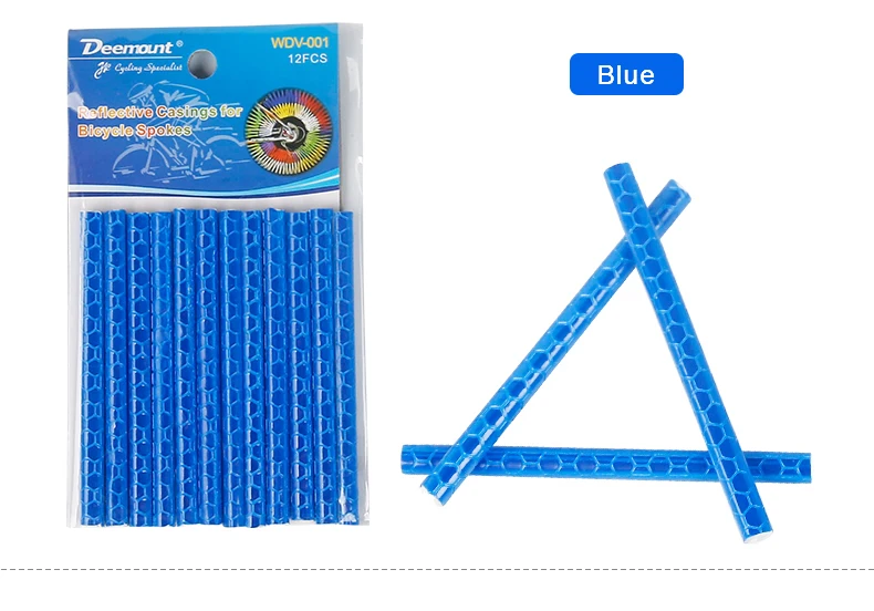Excellent Deemount 60PCS Bicycle Light Reflective Bars for Spoke Use Light Sensitive Strips Visual Warning Figments Safe Bike Cycling 8 Excellent Deemount 60PCS Bicycle Light Reflective Bars for Spoke Use Light Sensitive Strips Visual Warning Figments Safe Bike Cycling 8