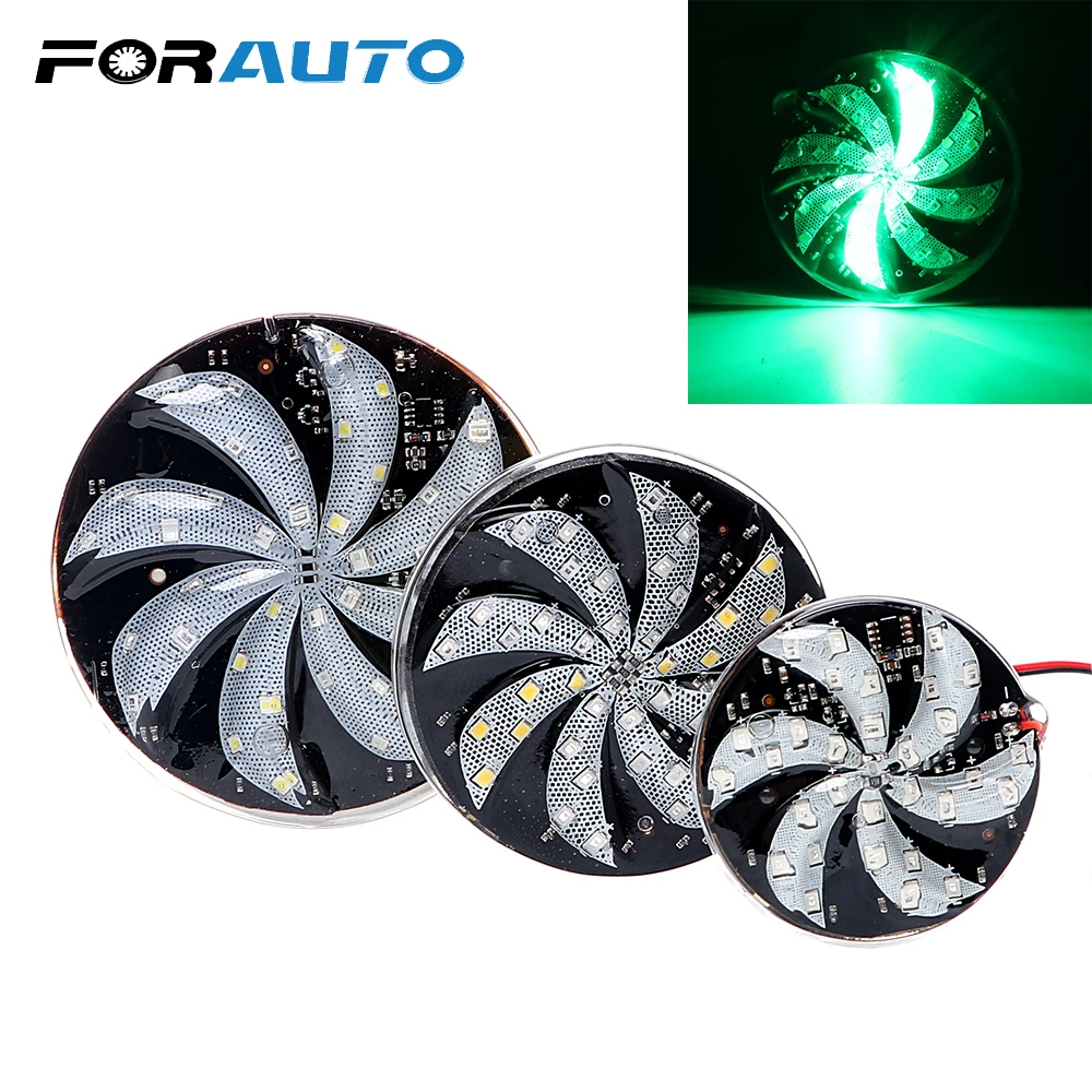 

FORAUTO 40Leds Car Atmosphere Lamp LED Strobe Light Modified Windmill Lights Flash Lamp Fire Wheel Lights Motorcycle Car Styling