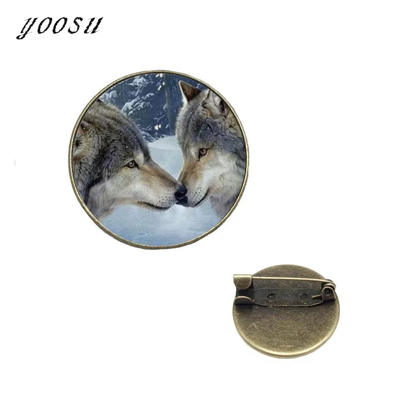 New Arrival Wild Animal Wolf Brooch Pin Badge For Men Women Clothes Hat Backpack Decoration | Украшения и аксессуары