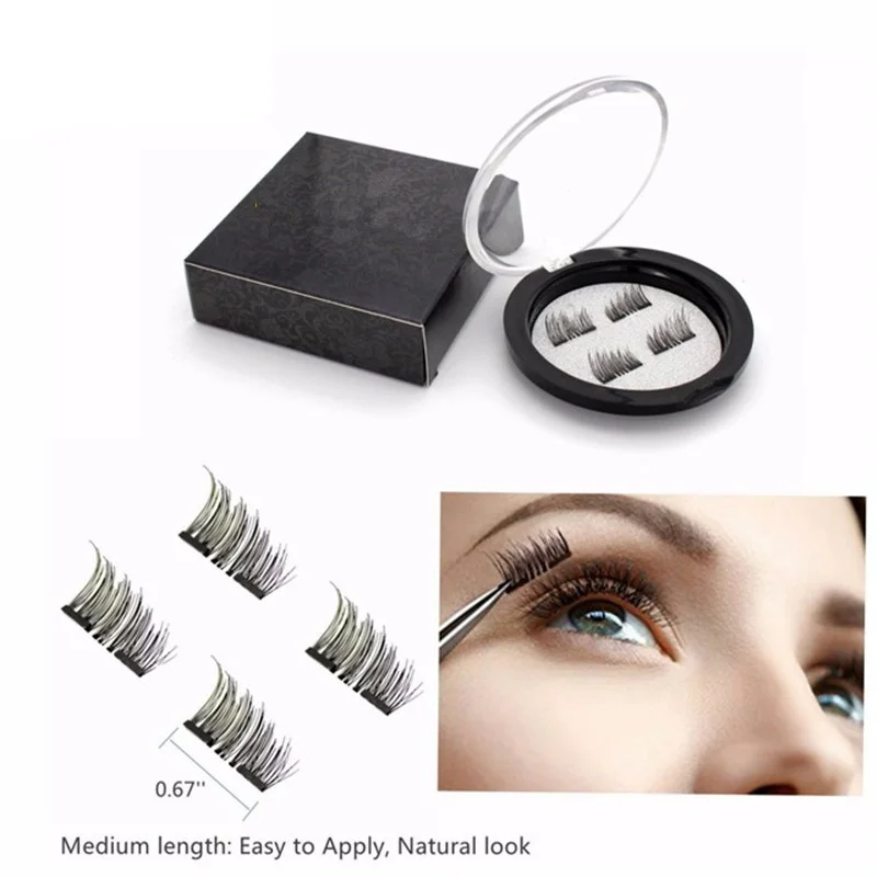 weinisite 3d mink lashes extension tools maquillage 3 magnets magnetic lashes natural false eyelashes magnet eyelashes