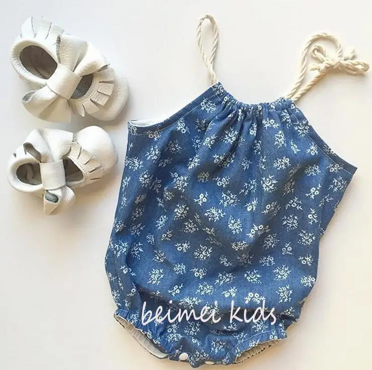 2016 new toddler baby girl sling rompers baby girl jump shorts baby