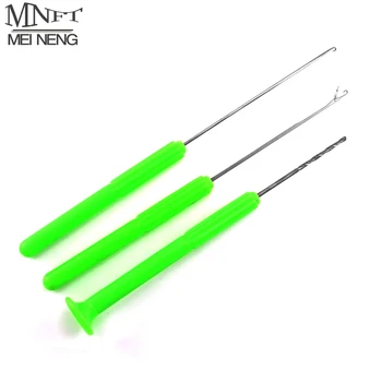 

MNFT 3PCS Carbon Steel Carp Fishing Bait Needle Tool Set Baiting Tool For Rig Boilie Carp Fishing Terminals Fishing Bait Needle