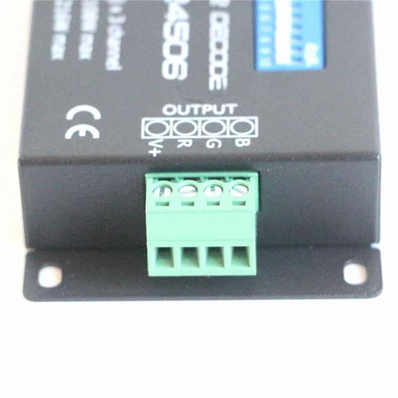 DC12 24V 9A 216 Вт Высокая мощность PX24506 DMX512 декодер драйвер цифровой усилитель сигнала