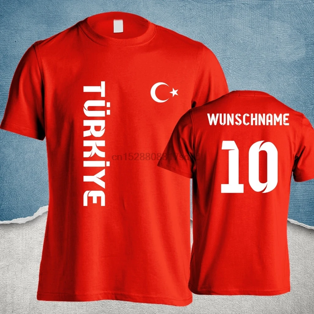 Футболка 2019 модная мужская футболка Turkiye из Турции Джерси название команды &amp amp NR