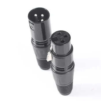 

5pairs 3Pin Xlr Male To Female Microphone Extension Cable Microphone Cables Plug Audio Socket Mic Audio Connector Adapter