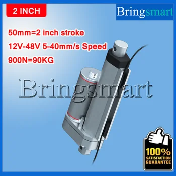 

Bringsmart TGA-X 50mm 2 Inch Linear Actuator 12V-48V DC Motor 900N Load Customized Speed 5-35mm/s Manually adjustable stroke