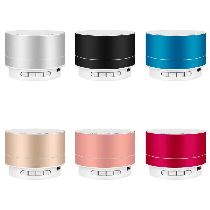 

A10 Mini Portable Metal Subwoof Sound Wireless Bluetooth Speaker with Mic/TF Card for iPhone iPad PC Smartphone Computer