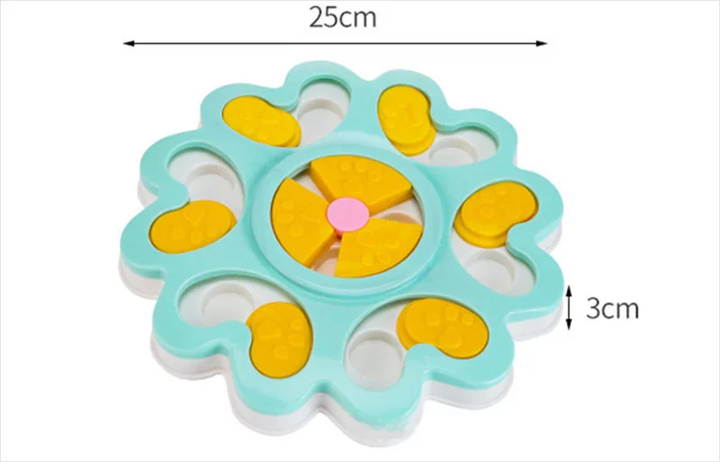 Sqinans собака игрушки для кормления цветок Форма Интерактивная собака тренировка IQ игрушка анти дроссель медленное питание животное образование собака игрушка