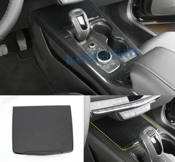

Carbon Fiber Interior Console Gear Shift Panel Cover Trim FOR 2019 Cadillac XT4