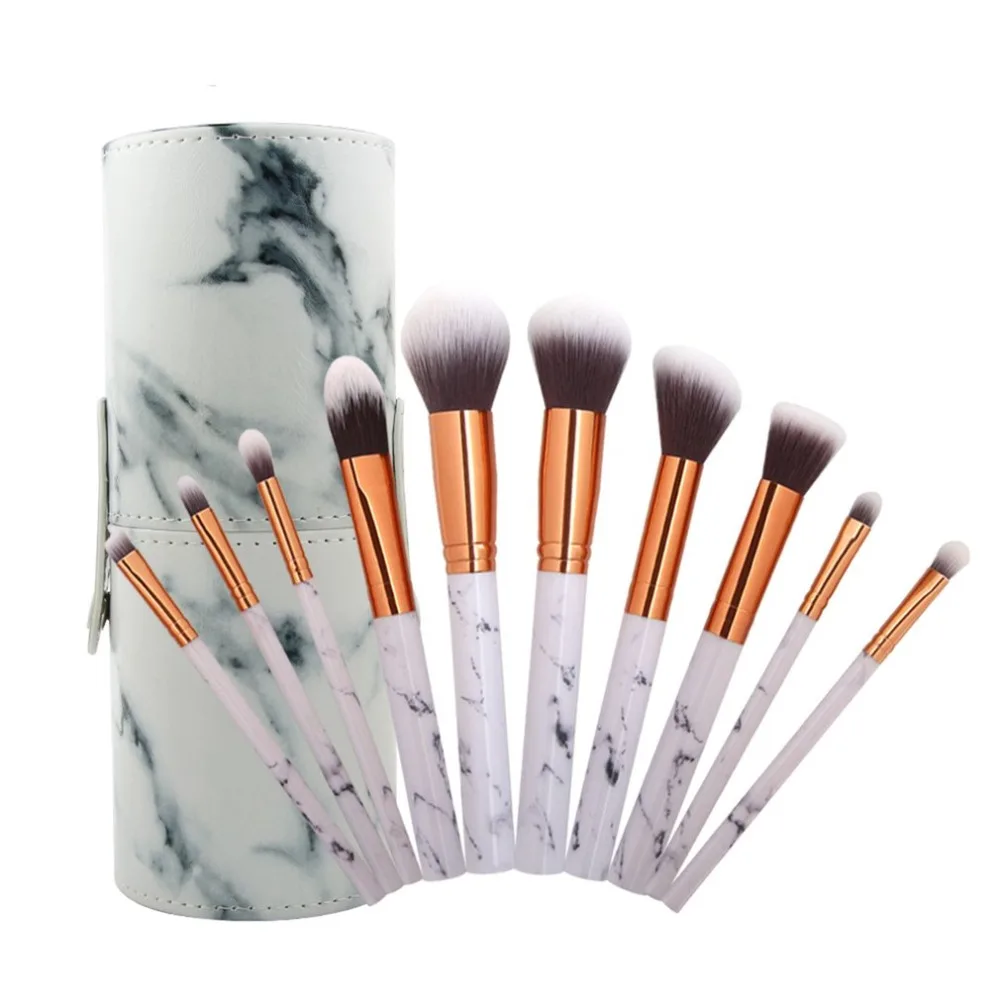 

10pcs Makeup Brushes Graduated Color Diamond Handle Foundation Powder