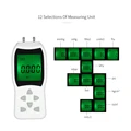 High Precision Digital Differential Pressure Gauge Tester Meter LCD Display JDH99|Pressure Gauges| | -