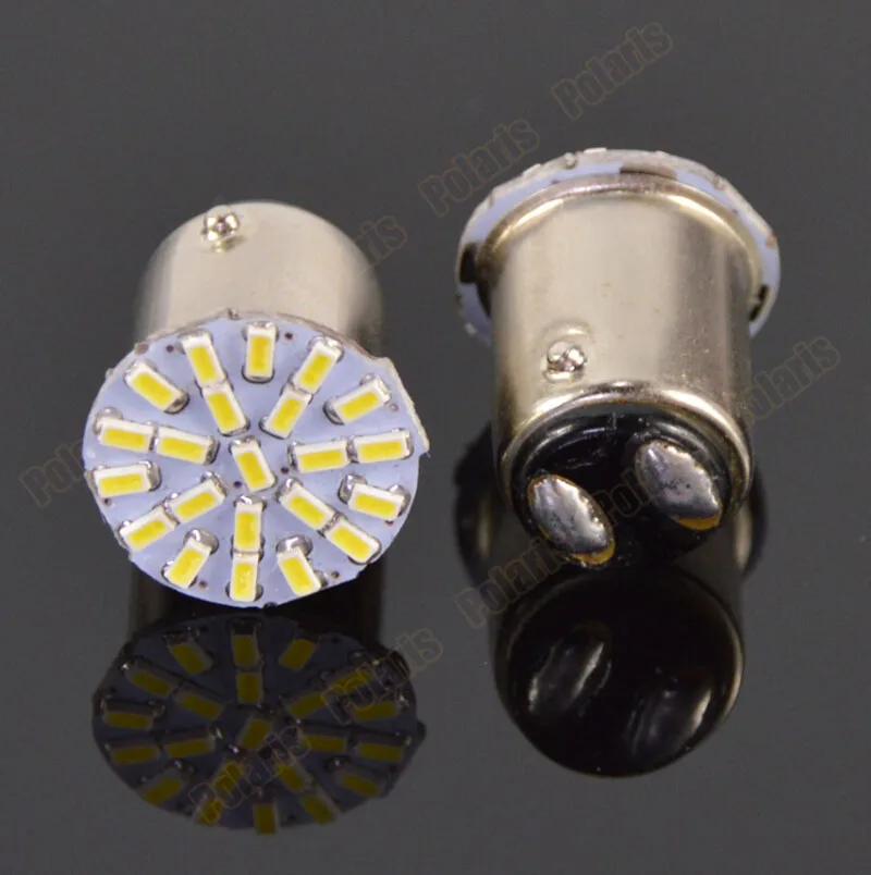100 шт. супер яркий BAY15D P21/5 Вт 1157 22 светодиодный SMD Автомобильный задний боковой