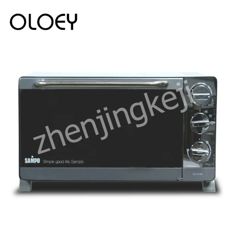 

Electric Oven Mirror Surface Electric Baking Box 16L Automatic Degreasing Knob Switch Adjustable Constant Temperature Light