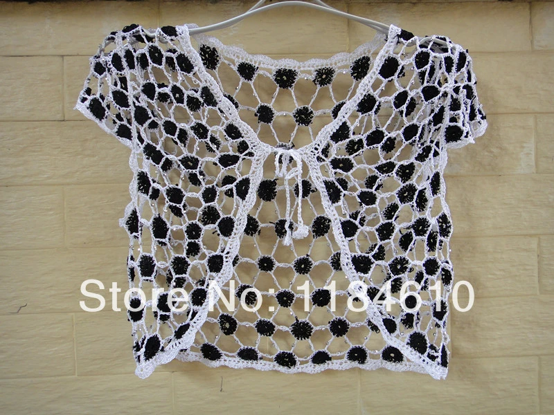 crochet beaded top